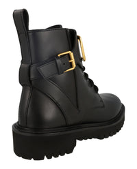 Valentino Womens VLogo Combat Boots