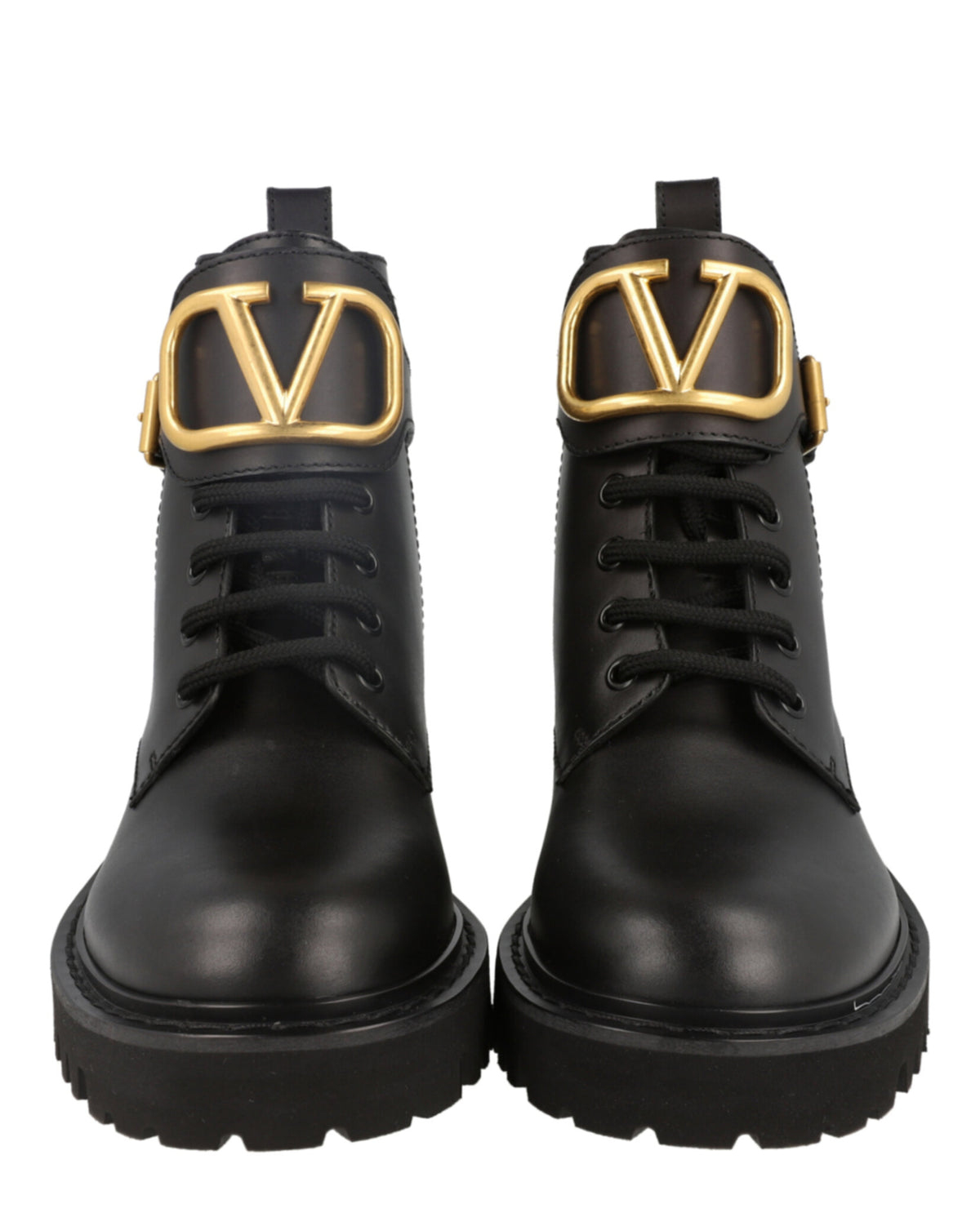 Valentino Womens VLogo Combat Boots
