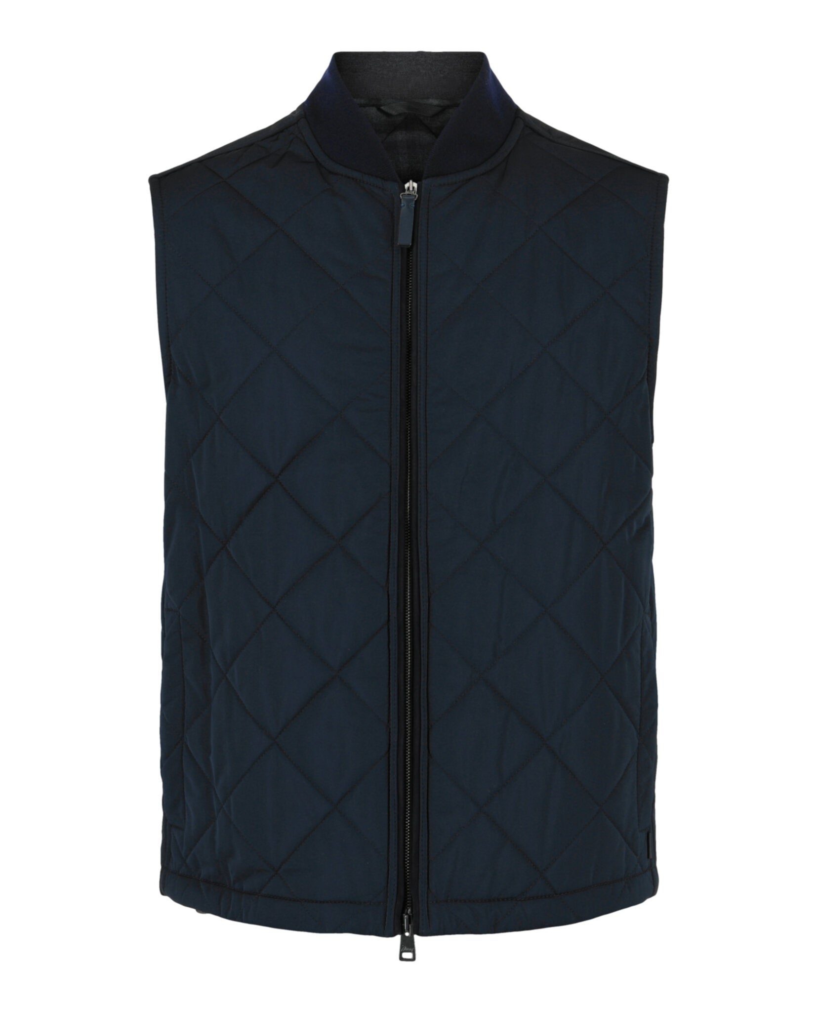 Brioni Mens Silk-Blend Quilted Vest