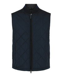 Brioni Mens Silk-Blend Quilted Vest