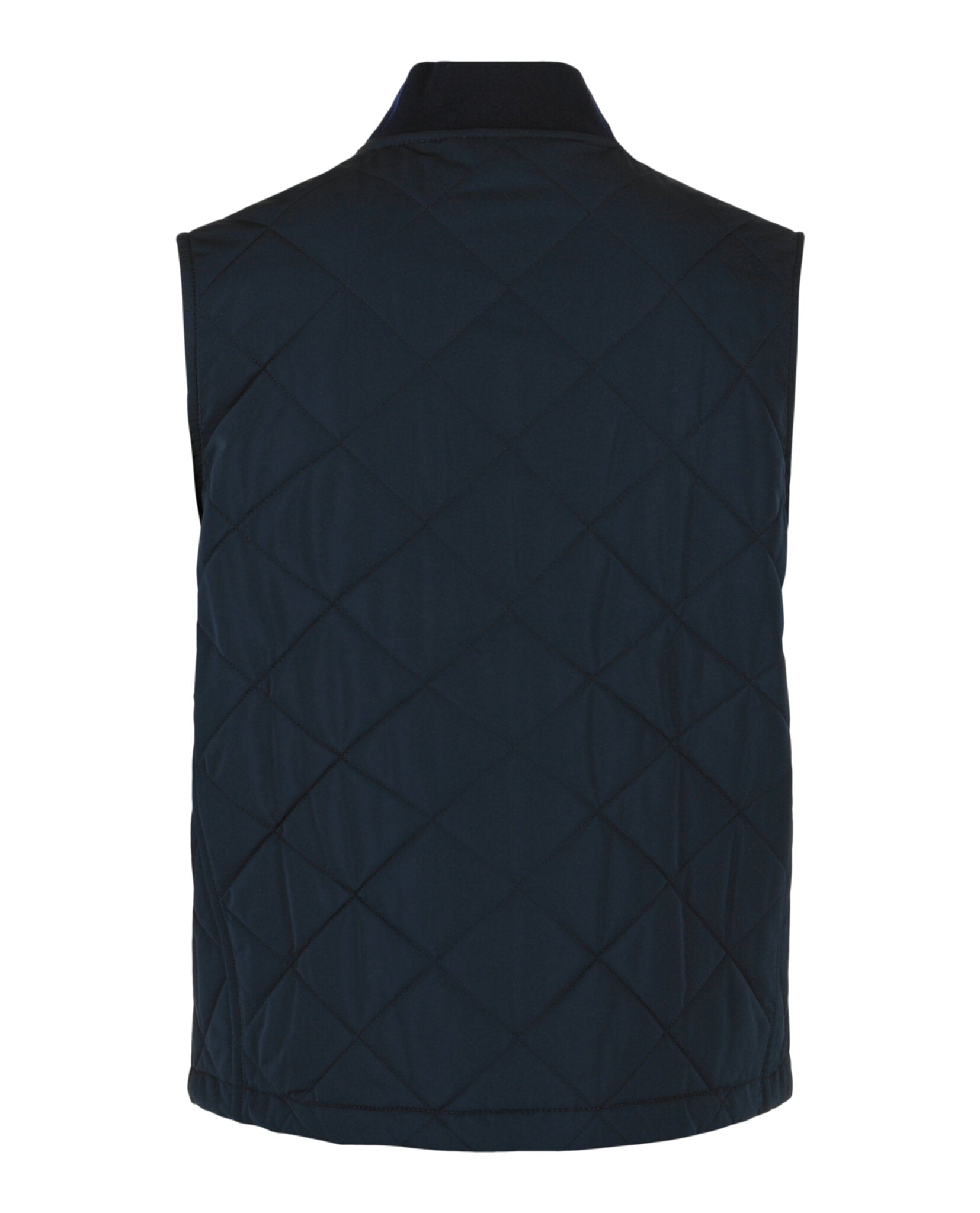 Brioni Mens Silk-Blend Quilted Vest
