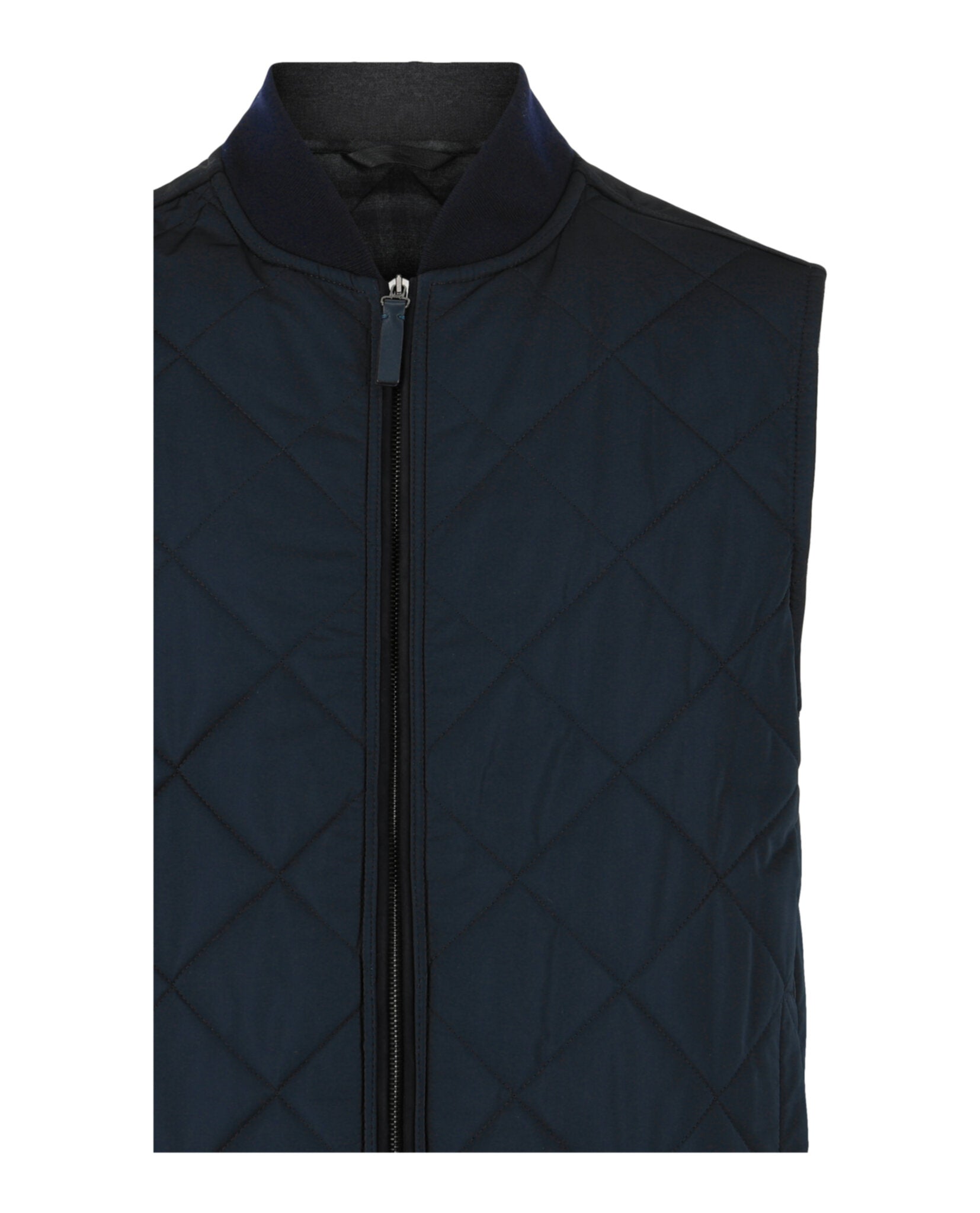 Brioni Mens Silk-Blend Quilted Vest