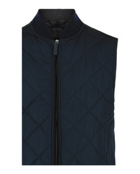 Brioni Mens Silk-Blend Quilted Vest