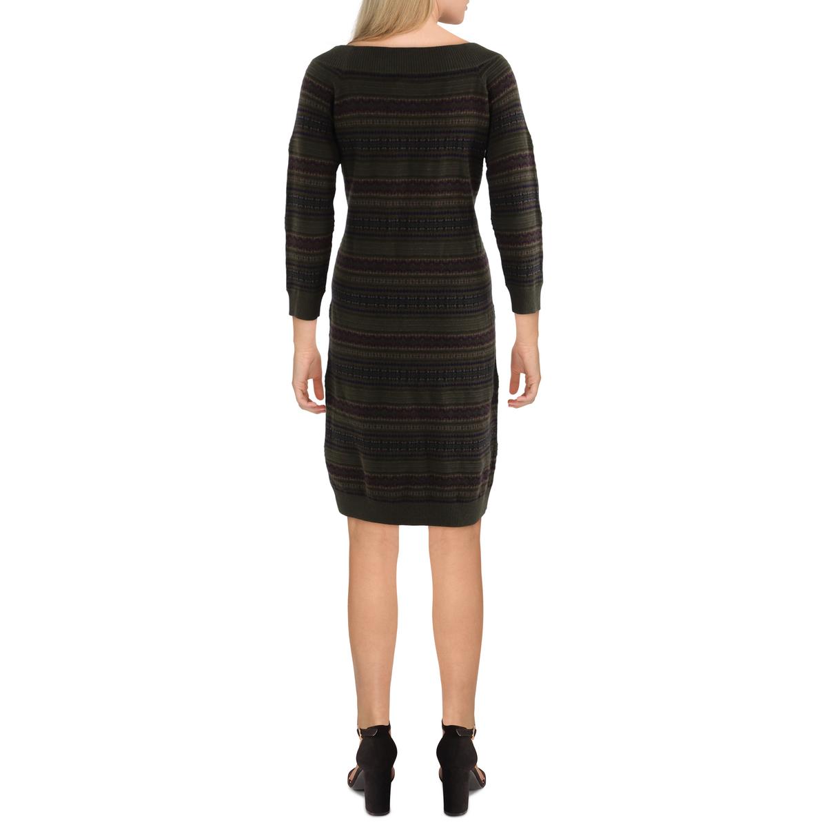 Womens Printed Cotton Sweaterdress
