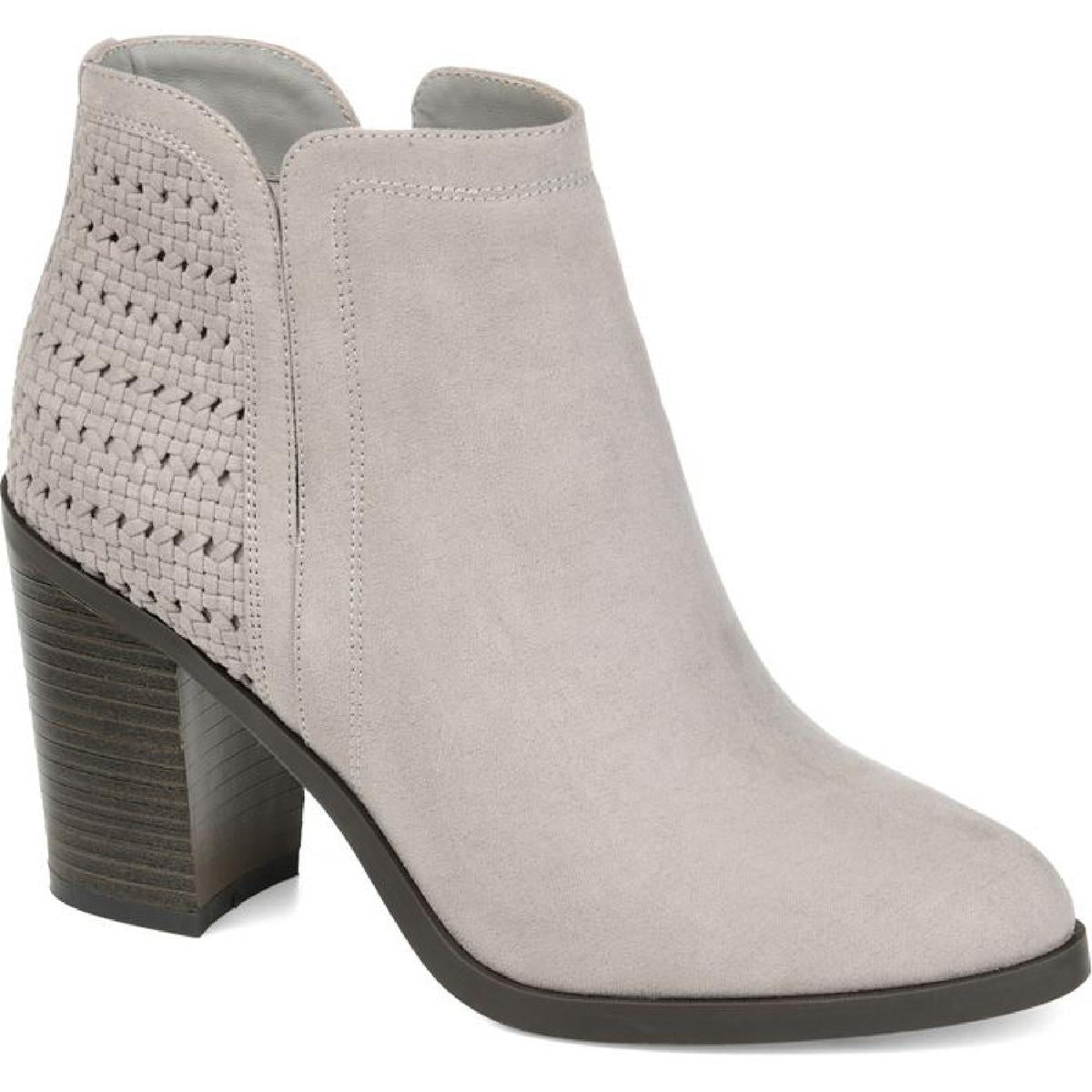JESSICA Womens Padded Insole Block Heel Booties