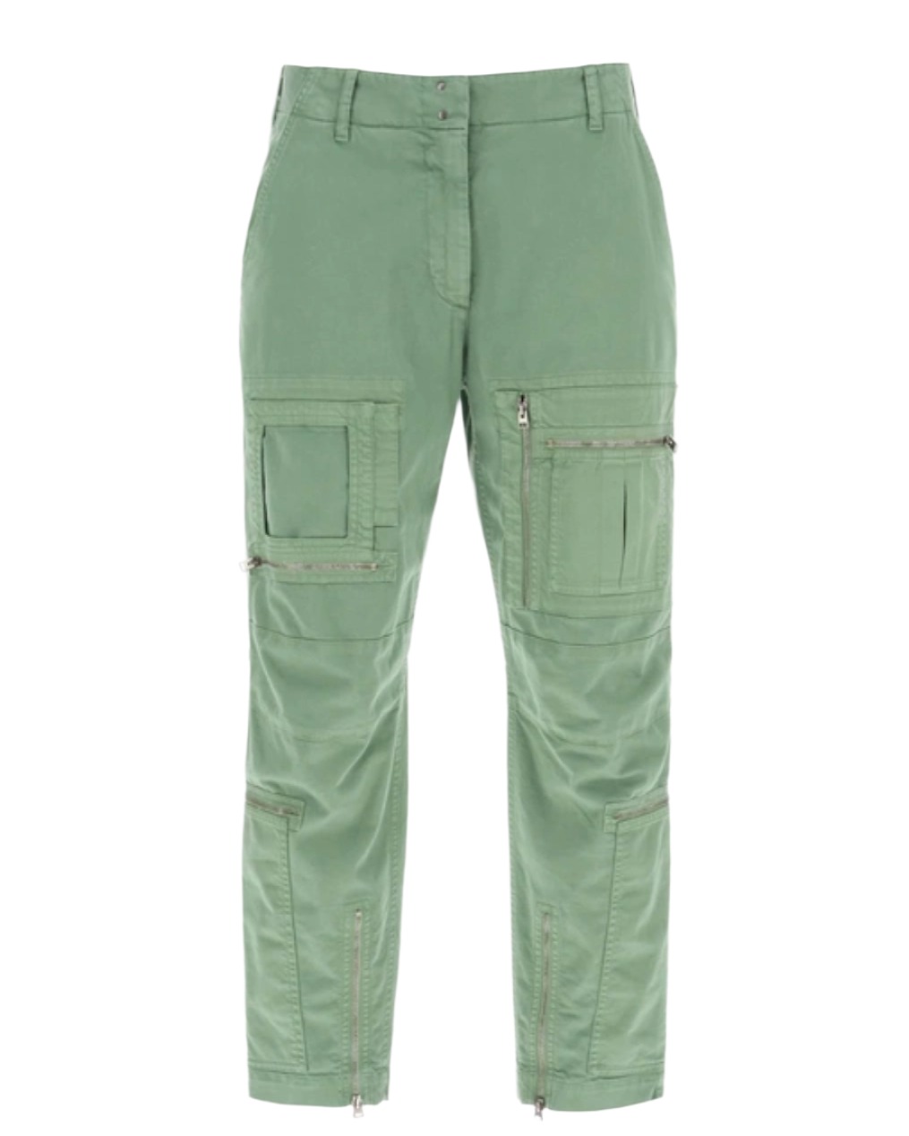 Tom Ford Womens Twill Cargo Pants in Green Green