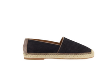 Brunello Cucinelli Mens Black Raffia Espadrilles