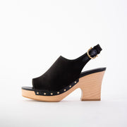 Salvatore Ferragamo Chic Susanne Black Wedge Women's Sandals