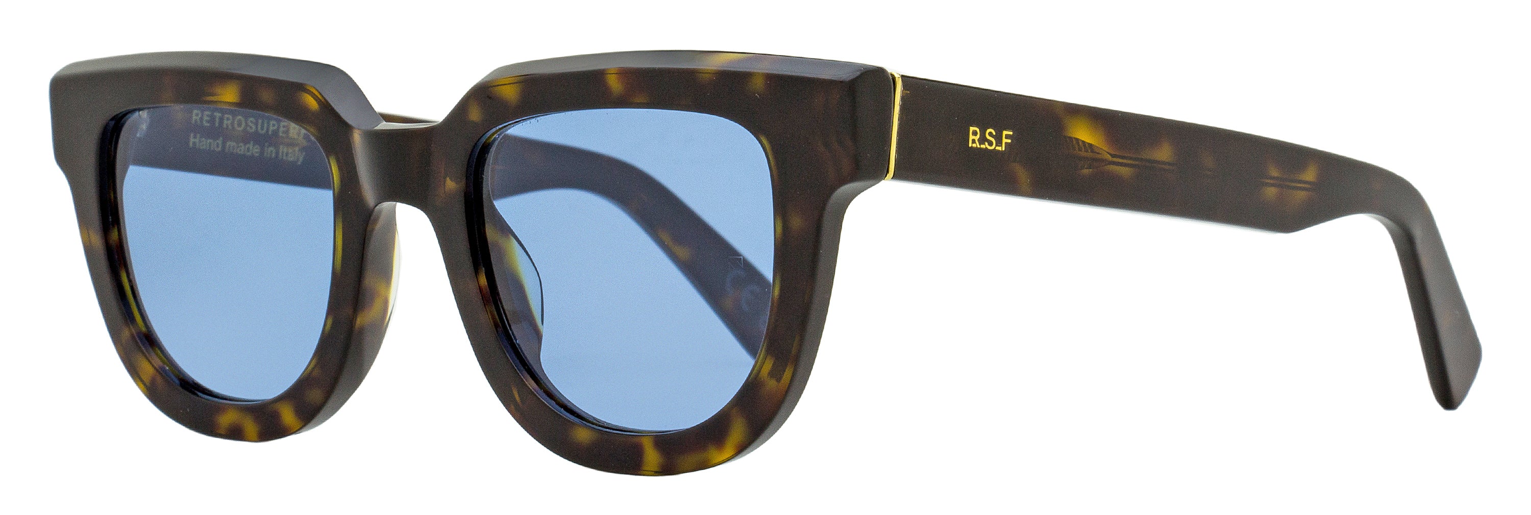Retrosuperfuture Rounded Rectangular Sunglasses Serio XFK Havana 49mm Havana