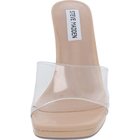 Lipa Womens Comfort Insole Square Toe Mule Sandals