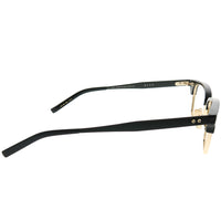 Dita Statesman Three DRX-2064-B-BLK-GLD-55 Unisex Rectangle Eyeglasses