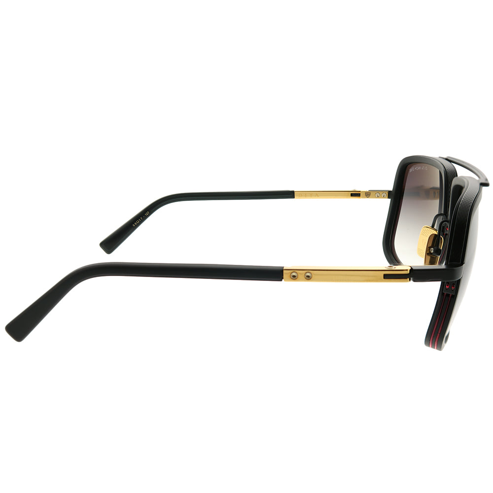 Mach-One DRX-2030-G-BLK-18K-59 Unisex Aviator Sunglasses