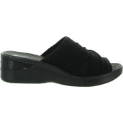 Smile II Womens Slip On Wedge Sandals