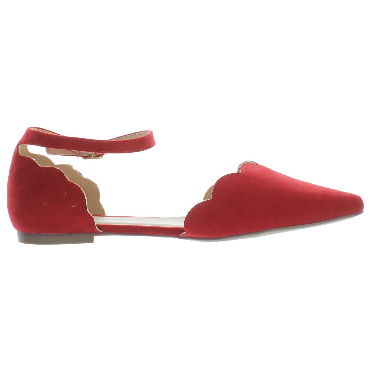 Lana Womens Faux Suede D'Orsay Ankle Strap