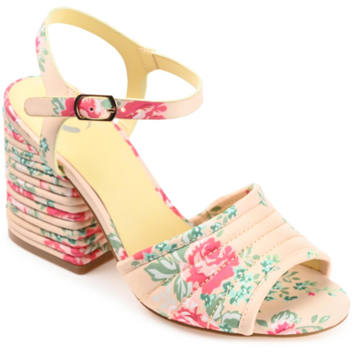 Charmaine Womens Casual Lifestyle Ankle Strap Beige