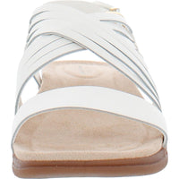 Marlis Womens Leather Padded Sole Slingback Sandals