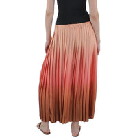 Womens Ombre Pleated Skirt
