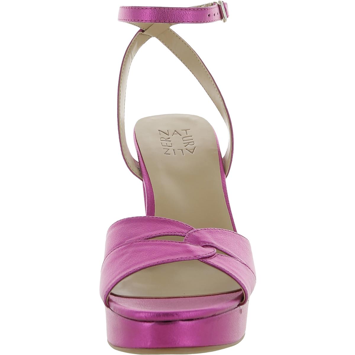 Nevena Womens Open Toe Ankle Strap Heels