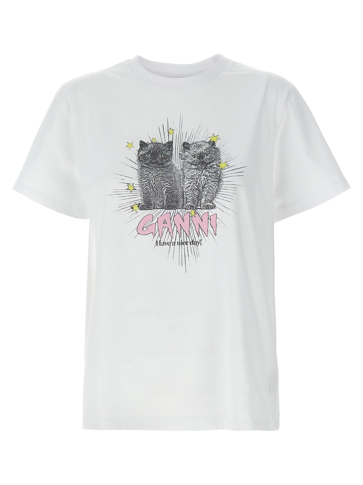 Ganni Women 'Kittens' T-Shirt
