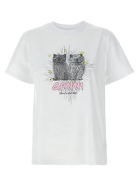 Ganni Women 'Kittens' T-Shirt