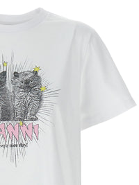 Ganni Women 'Kittens' T-Shirt