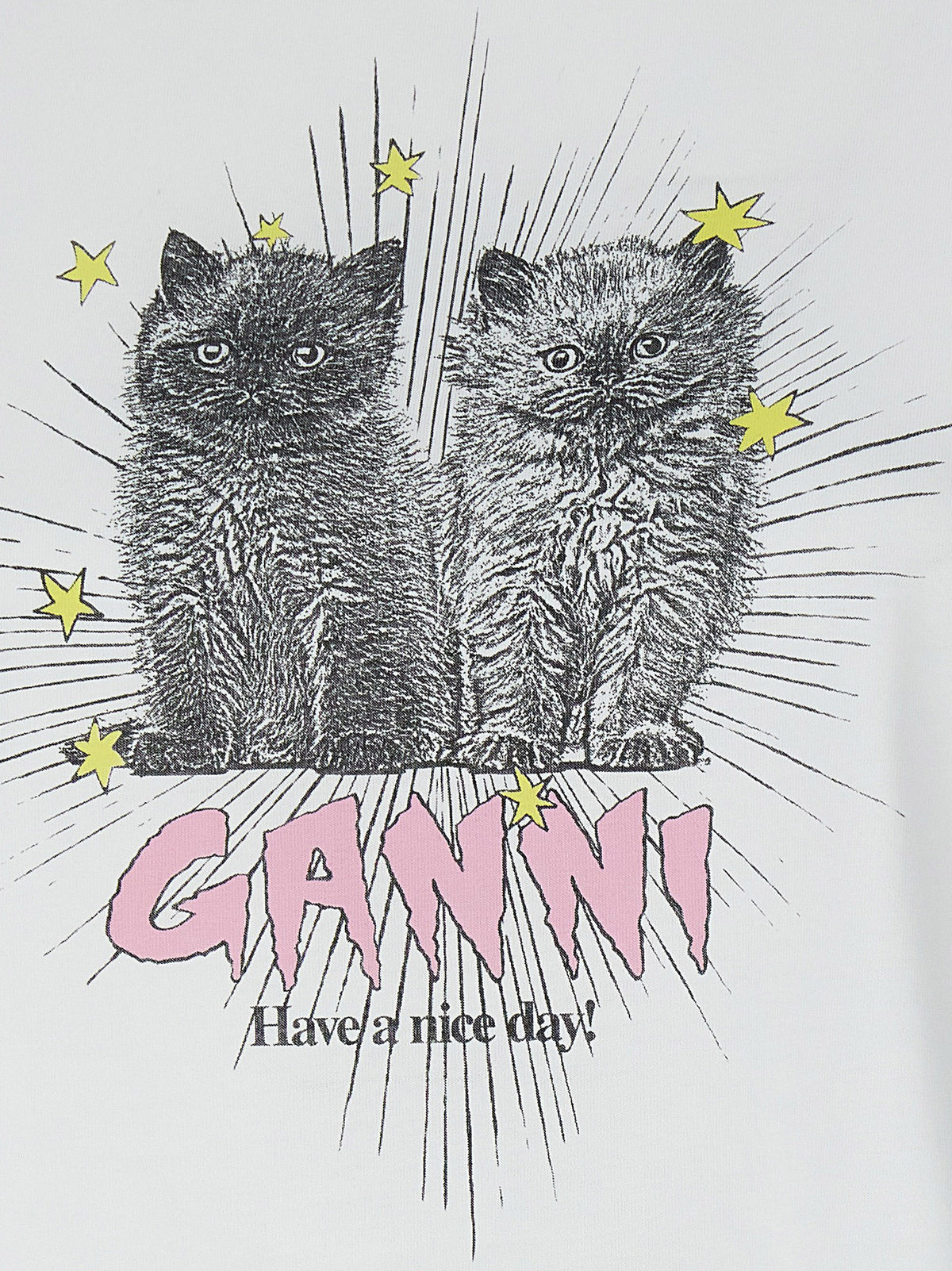 Ganni Women 'Kittens' T-Shirt