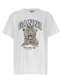 GANNI Ganni Women 'Leopard' T-Shirt