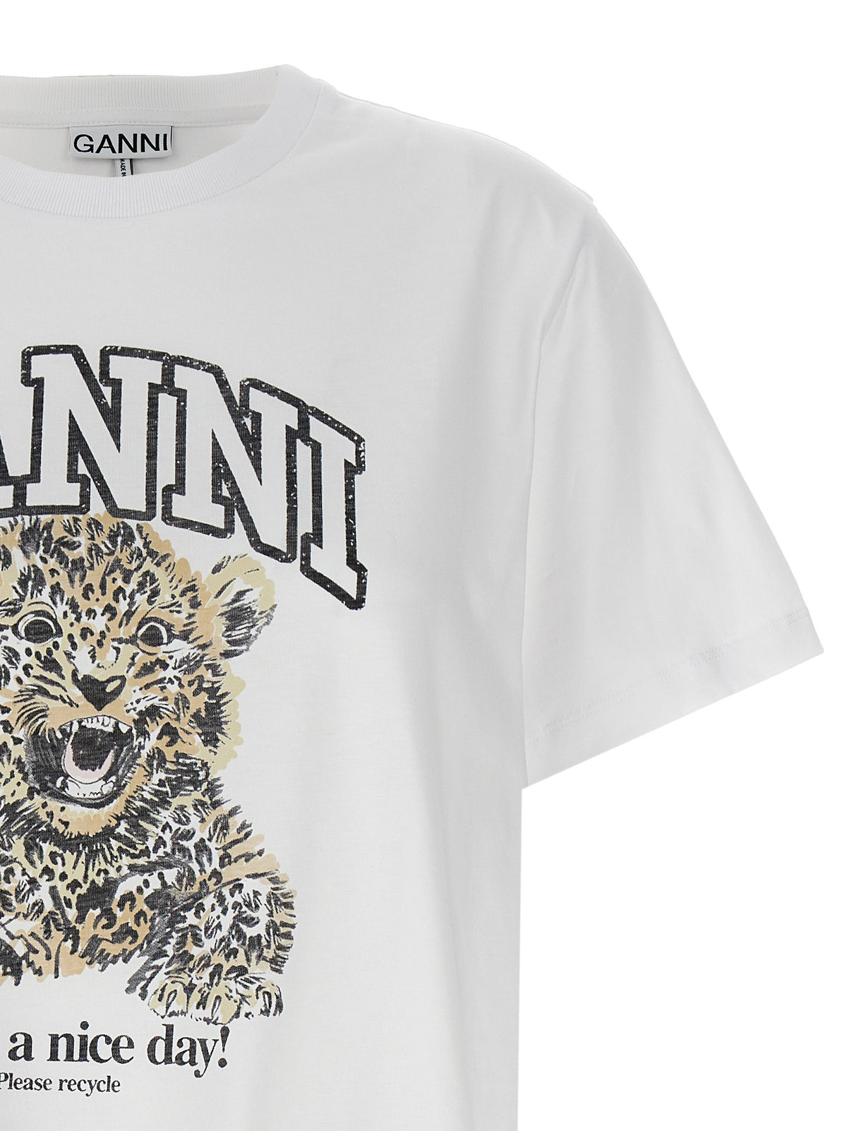 GANNI Ganni Women 'Leopard' T-Shirt