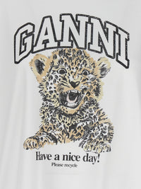 GANNI Ganni Women 'Leopard' T-Shirt
