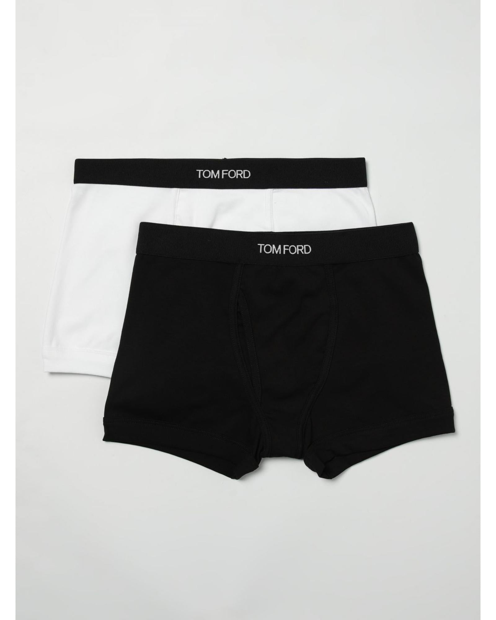 Tom Ford Logo Waistband Boxer Briefs Men Black 1 Underwear