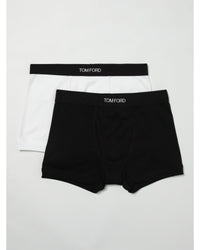 Tom Ford Logo Waistband Boxer Briefs Men Black 1 Underwear