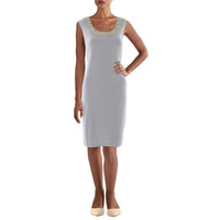 Womens Embellished Sleeveless Cocktail Dress3