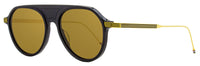 Thom Browne Pilot Sunglasses TB809 CNVYGLD Navy/Gold 55mm Navy Gold
