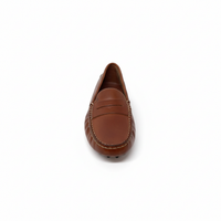 TODS WOMENS LOAFERS IN BRICK