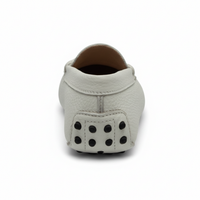 TODS WOMENS LOAFERS IN PEARL