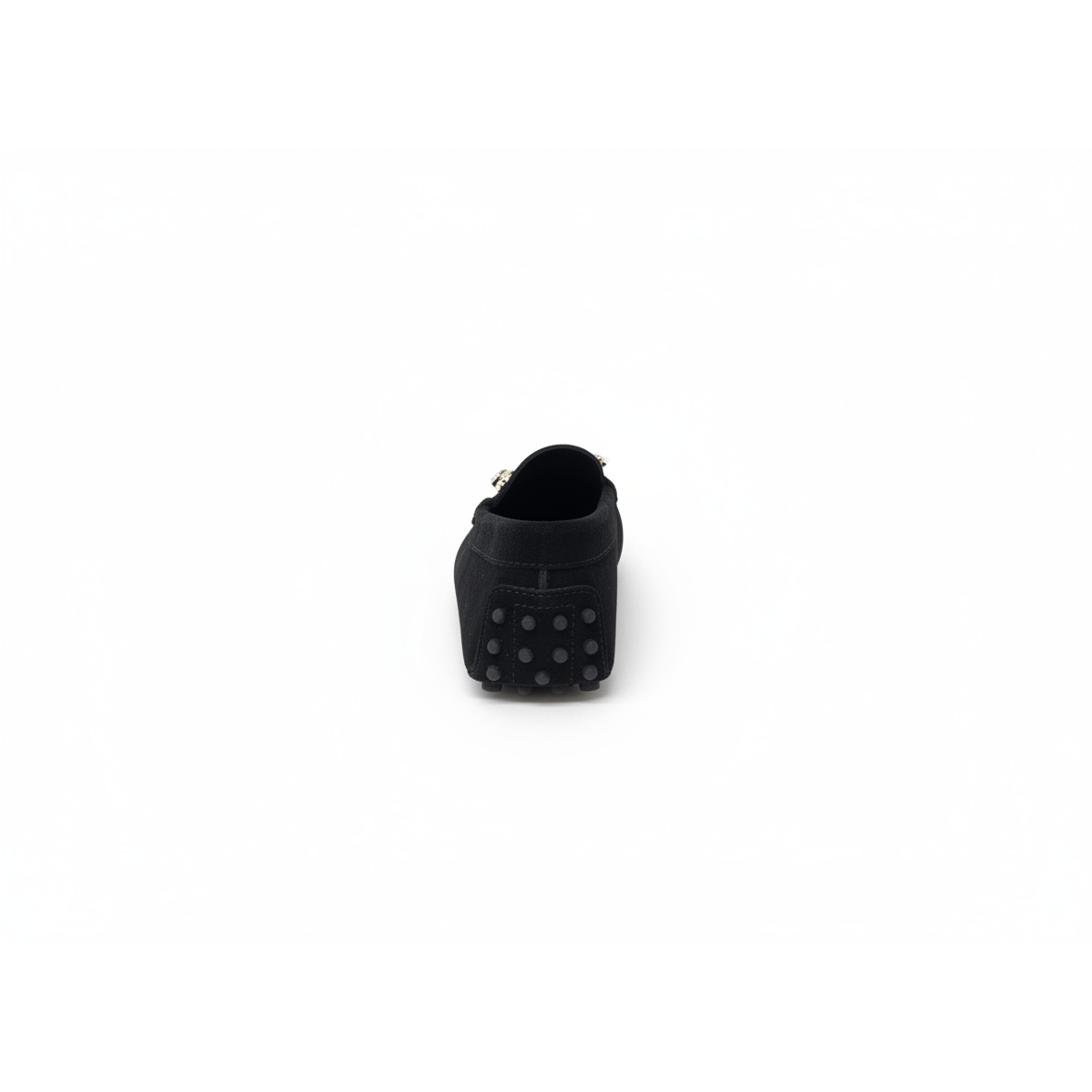 Tods Women's Pebbled Leather Loafers in Black