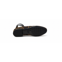 Tods Leather Ballerinas with Bow Detail Brown Black