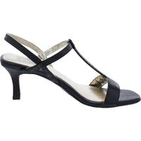 Skylar Womens Leather Ankle Strap Heels