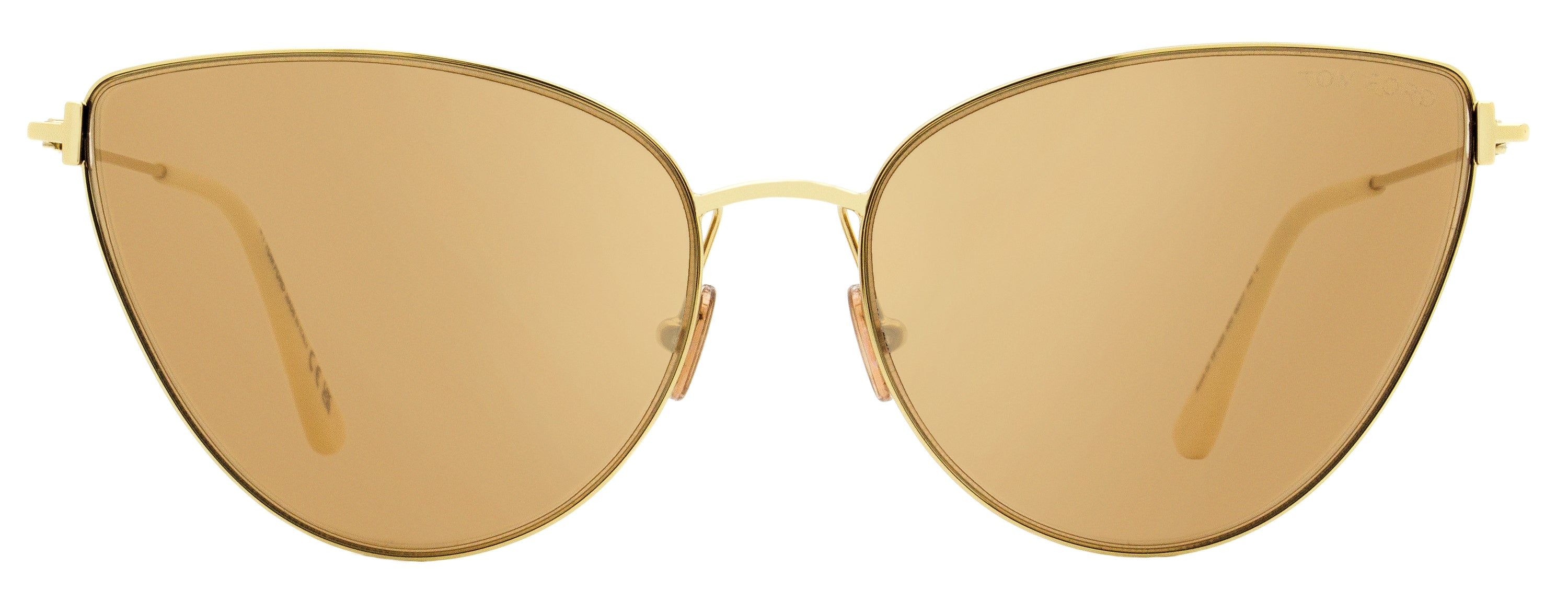 Tom Ford Cat Eye Sunglasses TF1005 Anais-02 32G Gold/Ivory 62mm FT01005
