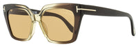 Tom Ford Winona Sunglasses TF1030 47J Brown-Amber 53mm FT1030 Brown-Amber