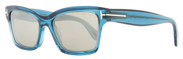 Tom Ford Mikel Sunglasses TF1085 90L Transparent Aqua, 54mm FT1085
