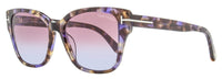 Tom Ford Elsa Sunglasses TF1108 55Z Violet Havana 55mm FT1108 Violet Havana