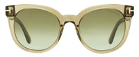 Tom Ford Moira Sunglasses TF1109 45G Transaparent Brown 53mm FT1109