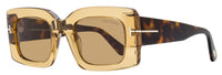 Tom Ford Brigitta Sunglasses TF1188 45E Transparent Brown 50mm FT1188