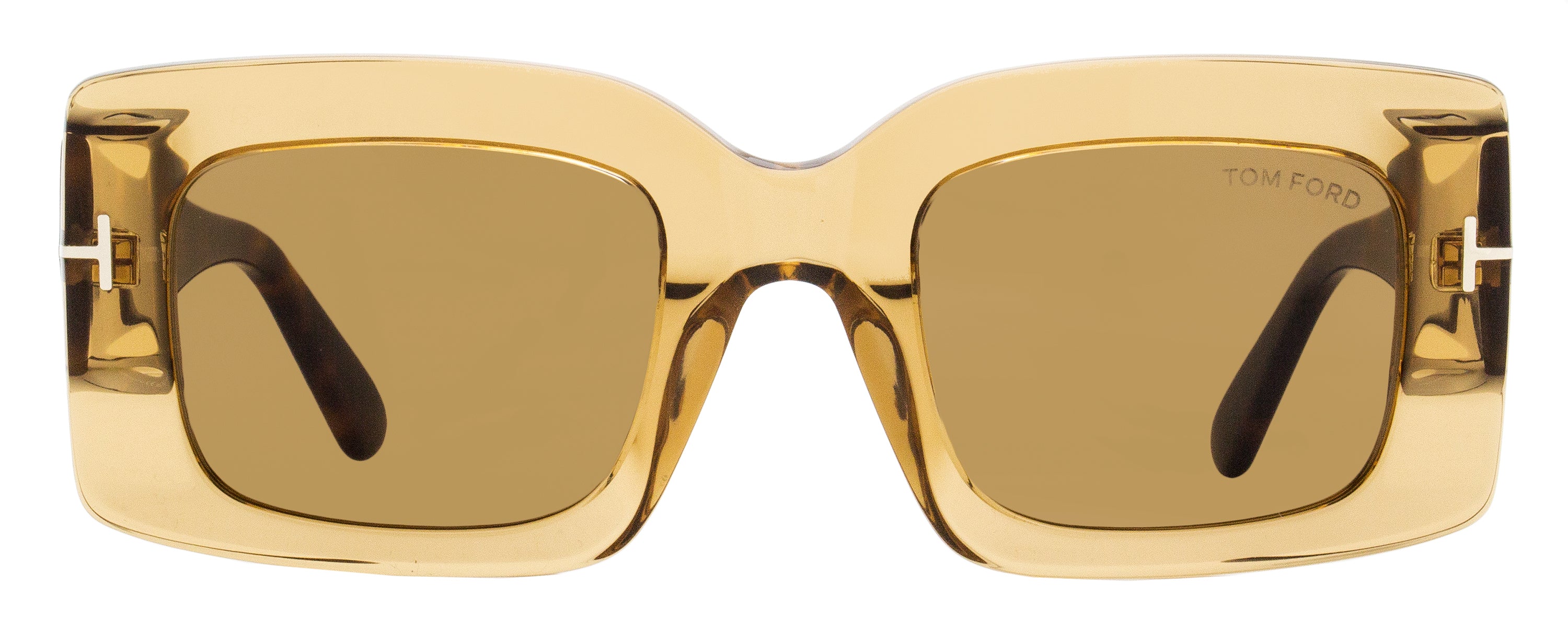 Tom Ford Brigitta Sunglasses TF1188 45E Transparent Brown 50mm FT1188