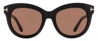 Tom Ford Odette Sunglasses TF1189 01E Black 53mm FT1189