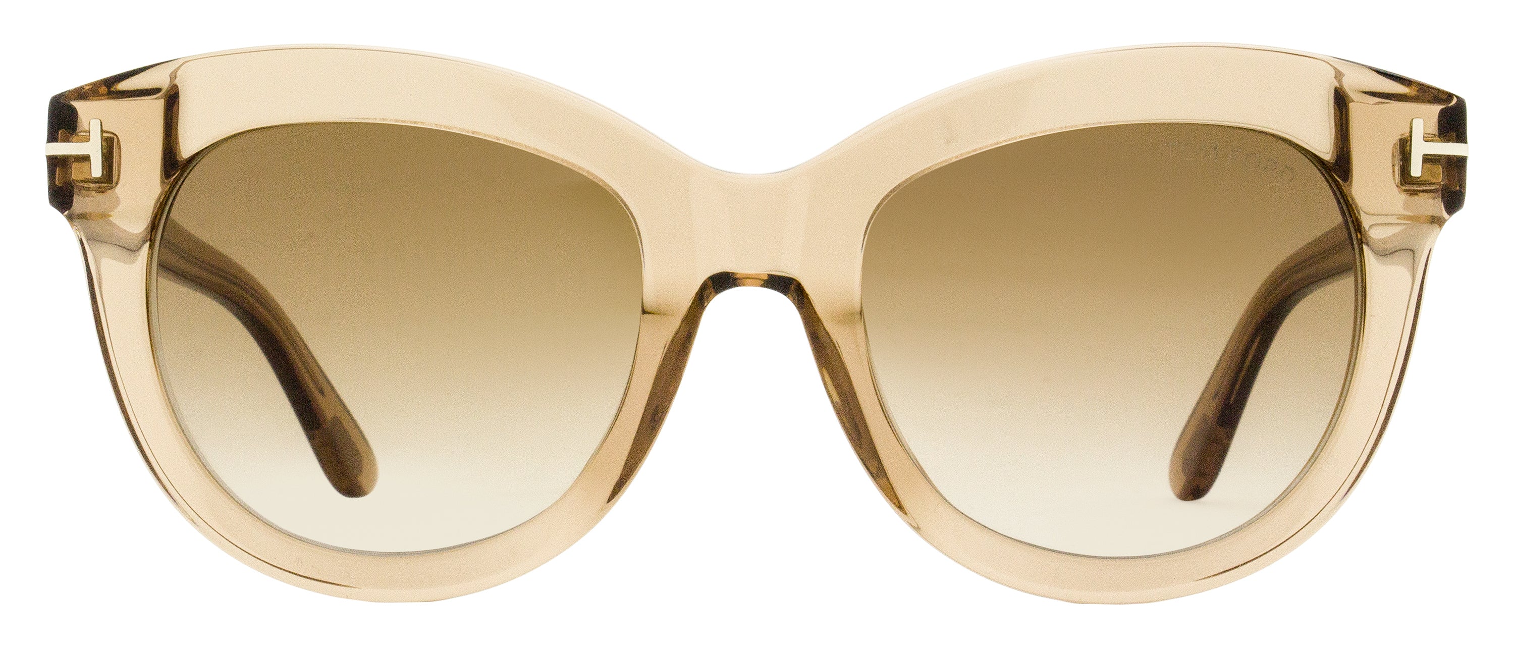 Tom Ford Odette Sunglasses TF1189 45F Transaparent Brown 53mm FT1189
