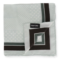 Tom Ford Mens Mint Pocket Square