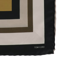 Tom Ford Mens Black Pocket Square