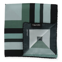 Tom Ford Mens Light Green Pocket Square